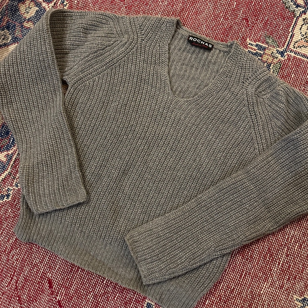 Rochas cashmere 100% sweater size 40